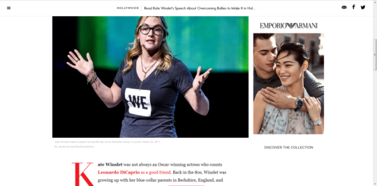 Kate Winslet discusses bullying