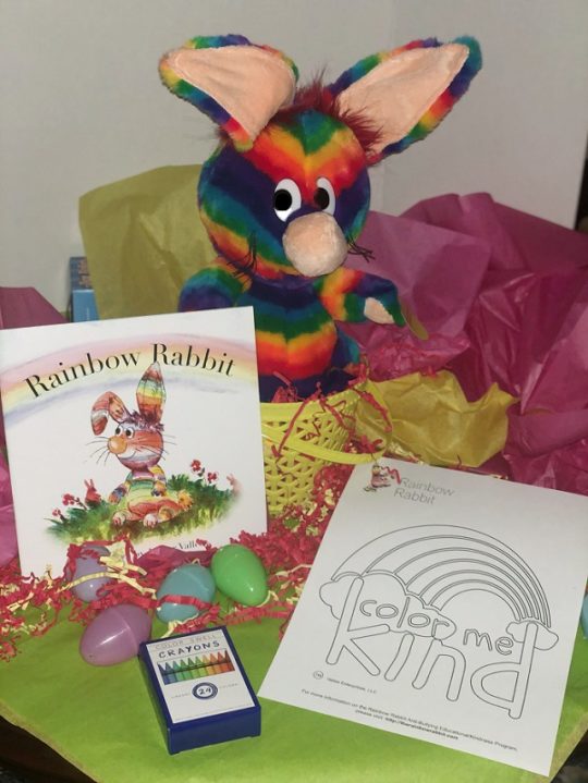 Rainbow Rabbit Easter packages